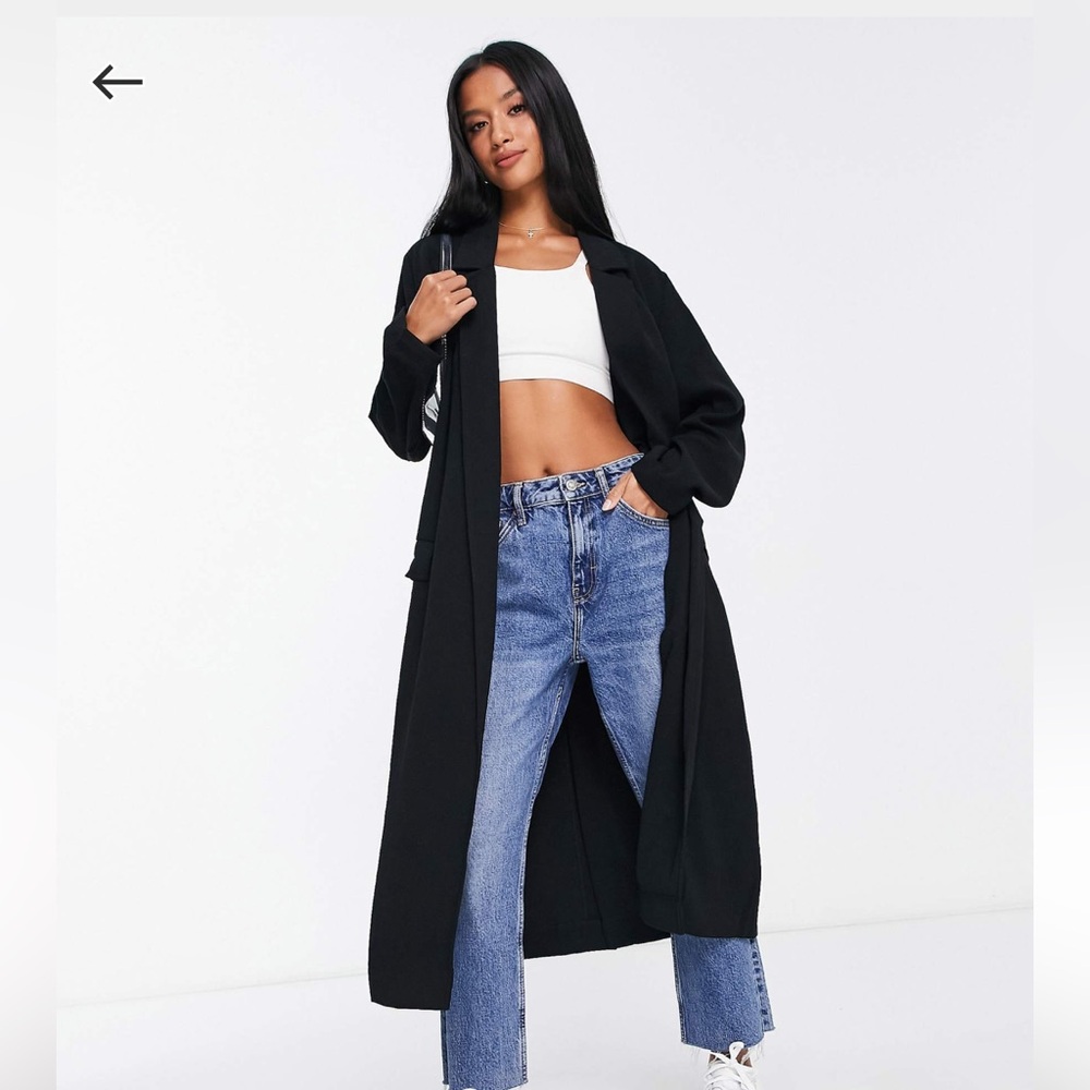 ASOS petite soft duster in black